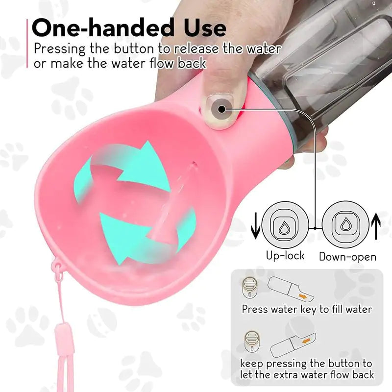 On-the-Go Pet Feeding Bowl